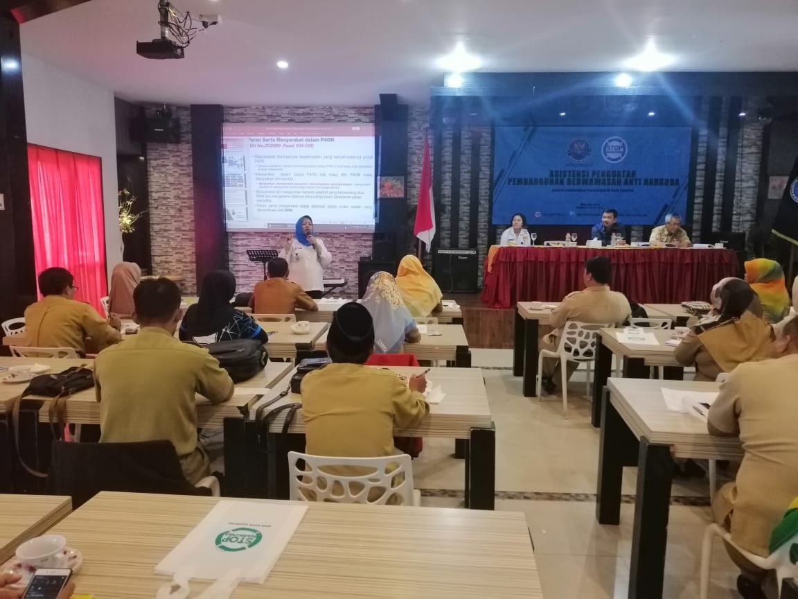 Asistensi Penguatan Pembangunan Berwawasan Anti Narkoba di Lingkungan Kecamatan dan Kelurahan