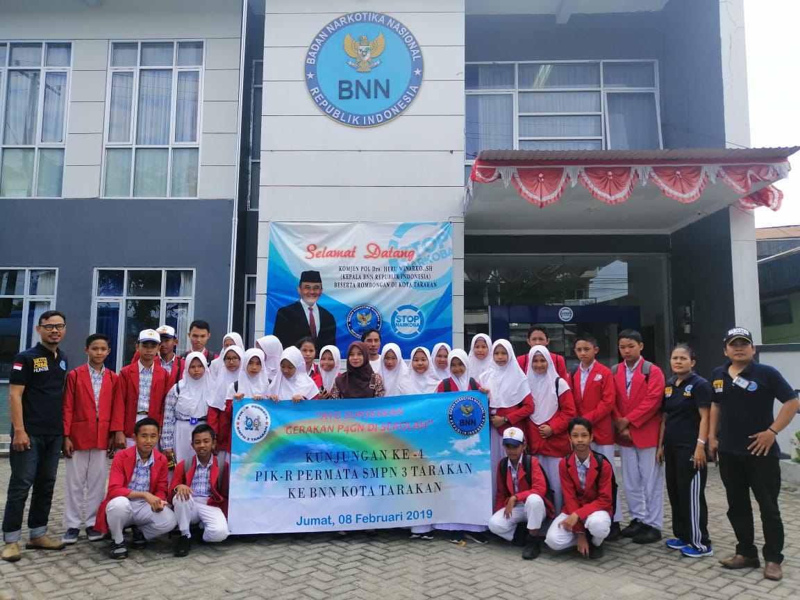 Diseminasi informasi P4GN melalui sosialisasi/penyuluhan kepada siswa SMPN 3 Tarakan
