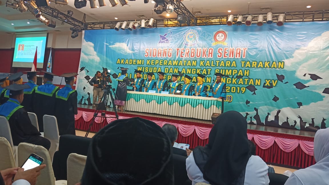 Sosialisasikan P4GN, BNN Kota Tarakan hadiri acara wisuda dan angkat sumpah AKPER KALTARA