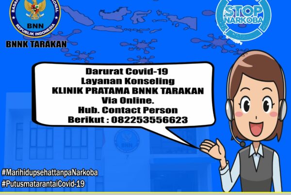 Layanan Konseling Klinik Pratama BNN Kota Tarakan Via Online