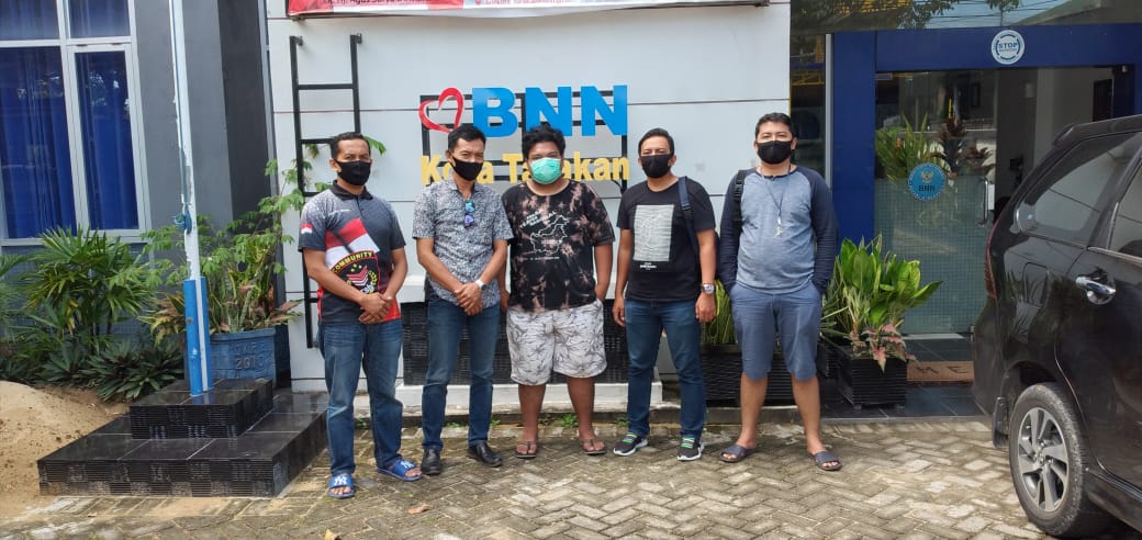BNN Kota Tarakan melakukan Penangkapan terhadap DPO BNN Kota Samarinda Tersangka inisial AS