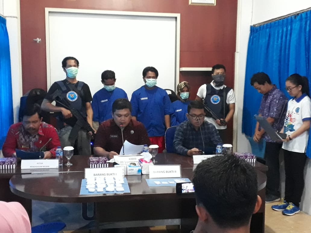 Pemusnahan barang bukti narkotika jenis sabu sebanyak 1/2 Kg di BNNP Kalimantan Utara