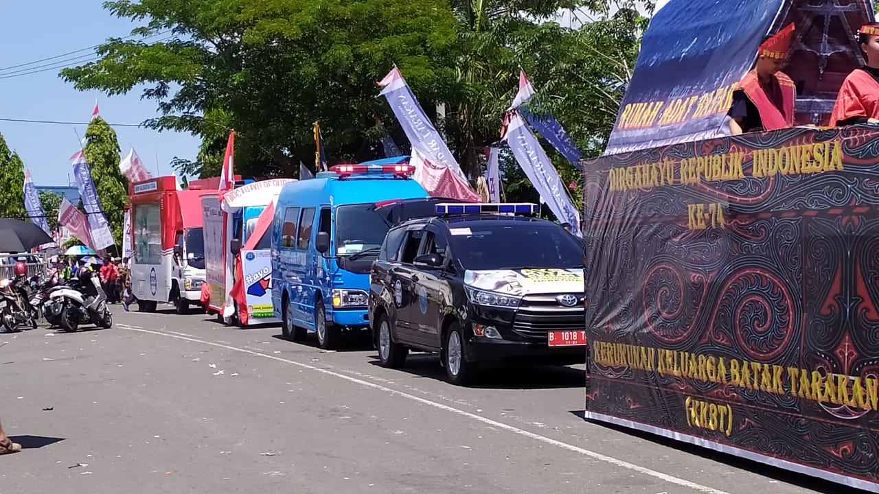 Semarak Pawai Pembangunan Kota Tarakan 2019