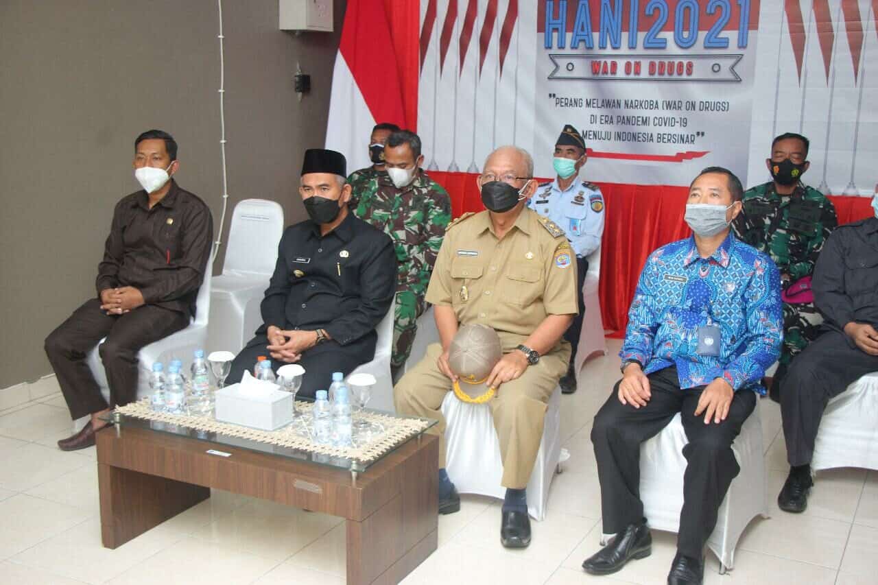 Puncak Hari Anti Narkotika Internasional Melalui Virtual Tahun 2021