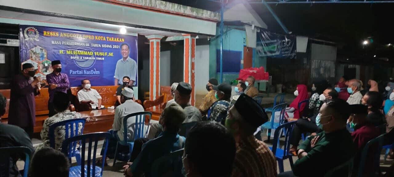 Reses Anggota DPRD Kota Tarakan Bapak Muhammad Yusuf SE, Masa Persidangan III Daerah Pemilihan Tarakan Timur