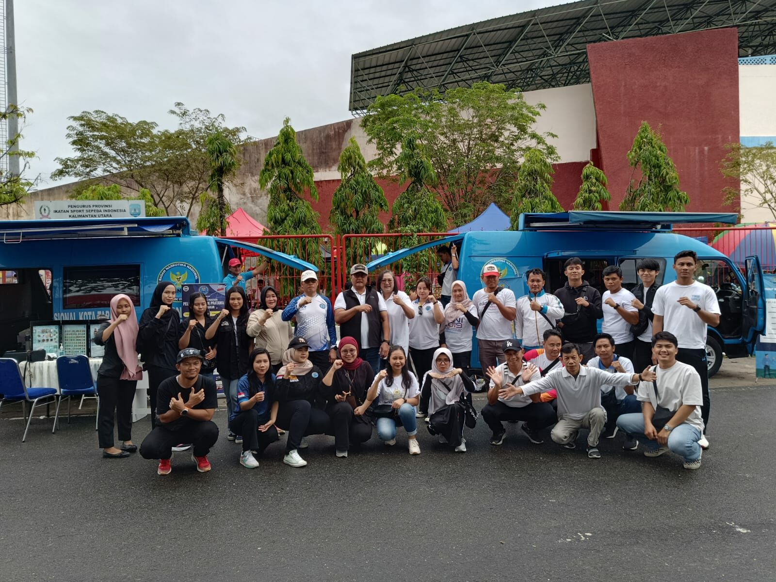 BNN Kota Tarakan Goes To Car Free Day